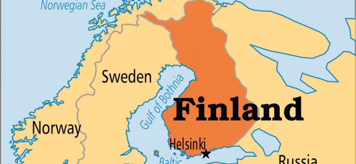 Karte von helsinki, Finnland