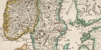 Karte von alt Finnland