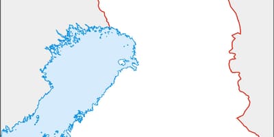Leere Karte von Finnland