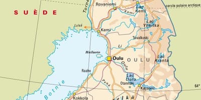 Karte von Finnland national parks
